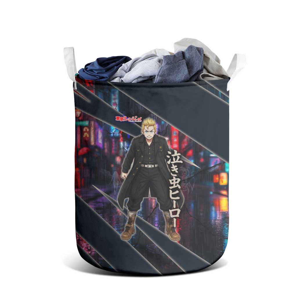 Hanagaki Takemichi Naoto Laundry Basket Neon Time-Travel Urban Art Style