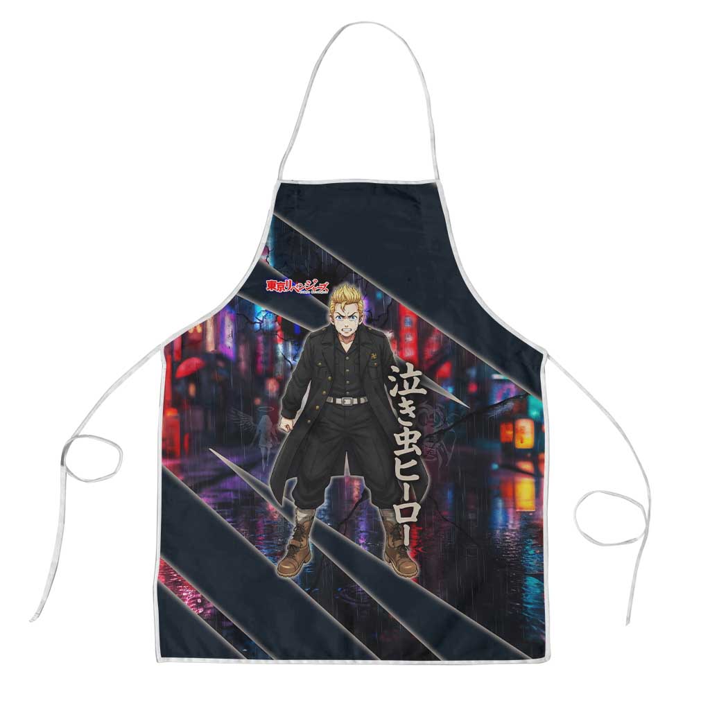 Hanagaki Takemichi Naoto Apron Neon Time-Travel Urban Art Style