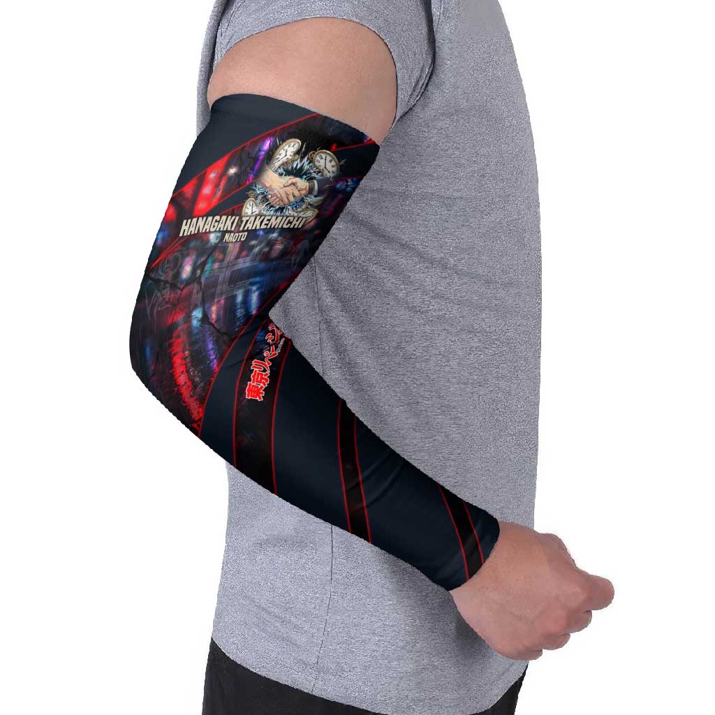 Hanagaki Takemichi Naoto Arm Sleeves Neon Time-Travel Urban Art Style