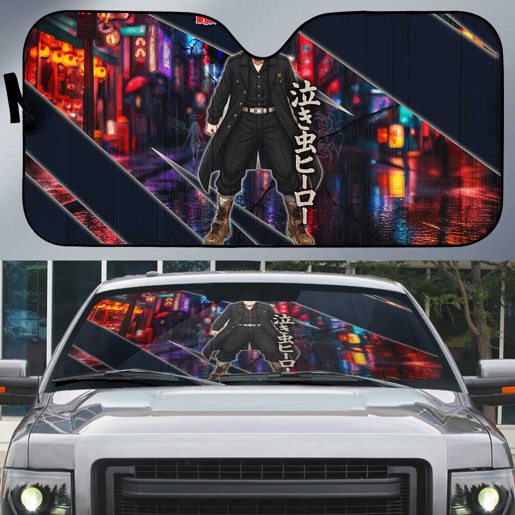 Hanagaki Takemichi Naoto Auto Sun Shade Neon Time-Travel Urban Art Style