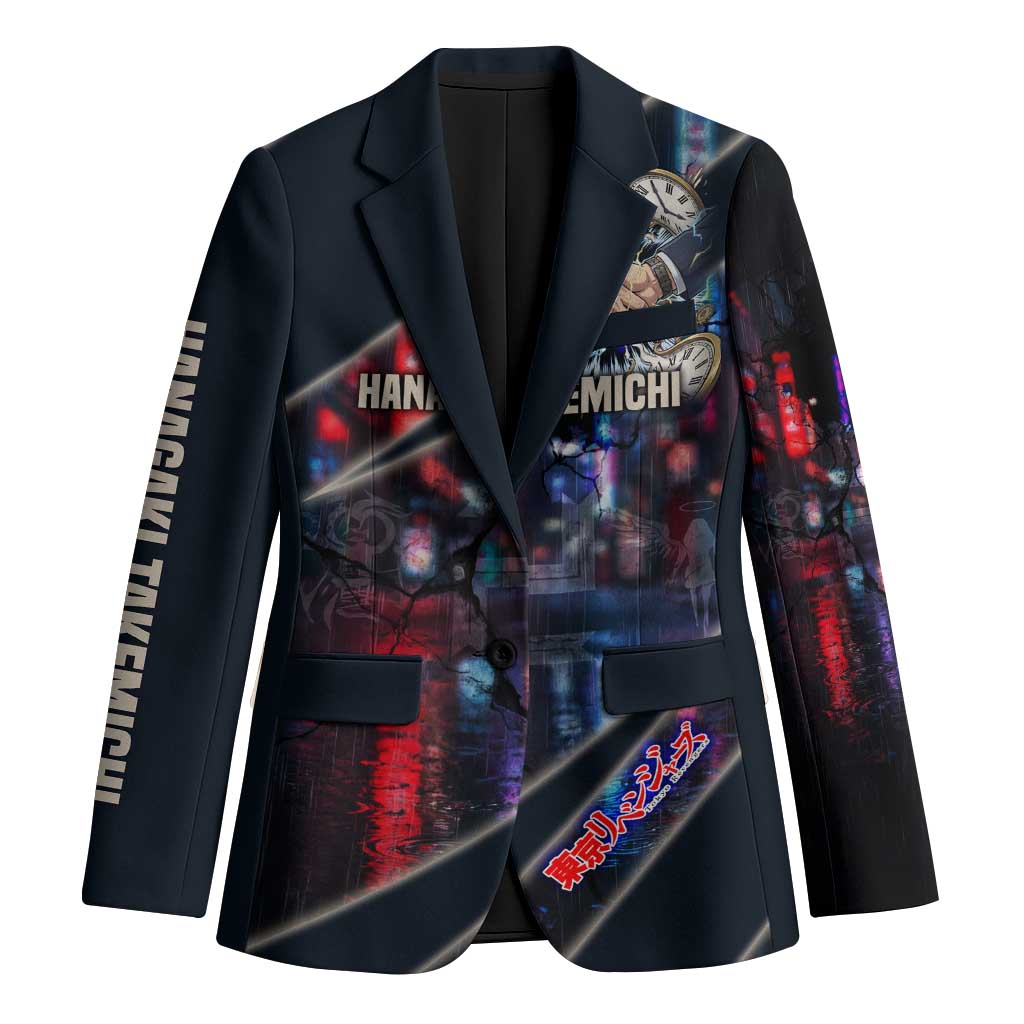 Hanagaki Takemichi Naoto Blazer Neon Time-Travel Urban Art Style
