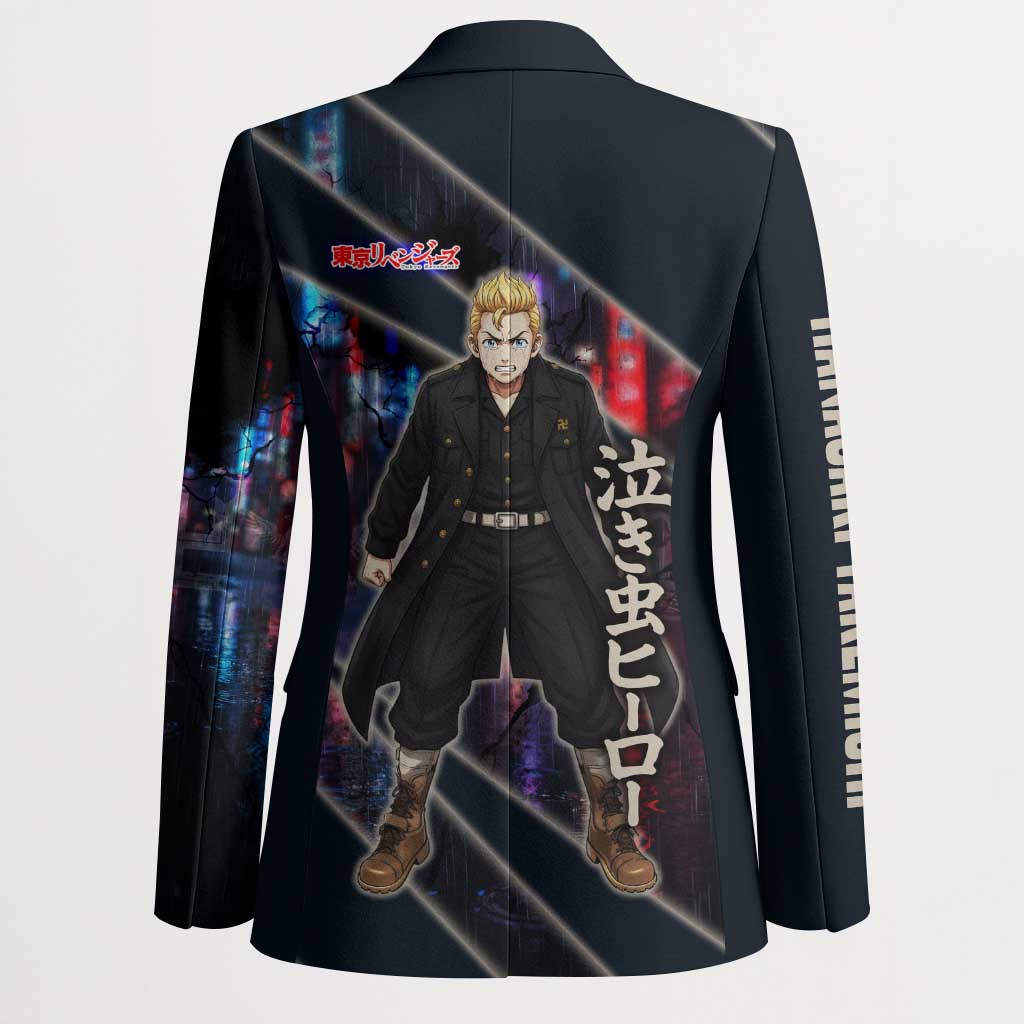 Hanagaki Takemichi Naoto Blazer Neon Time-Travel Urban Art Style