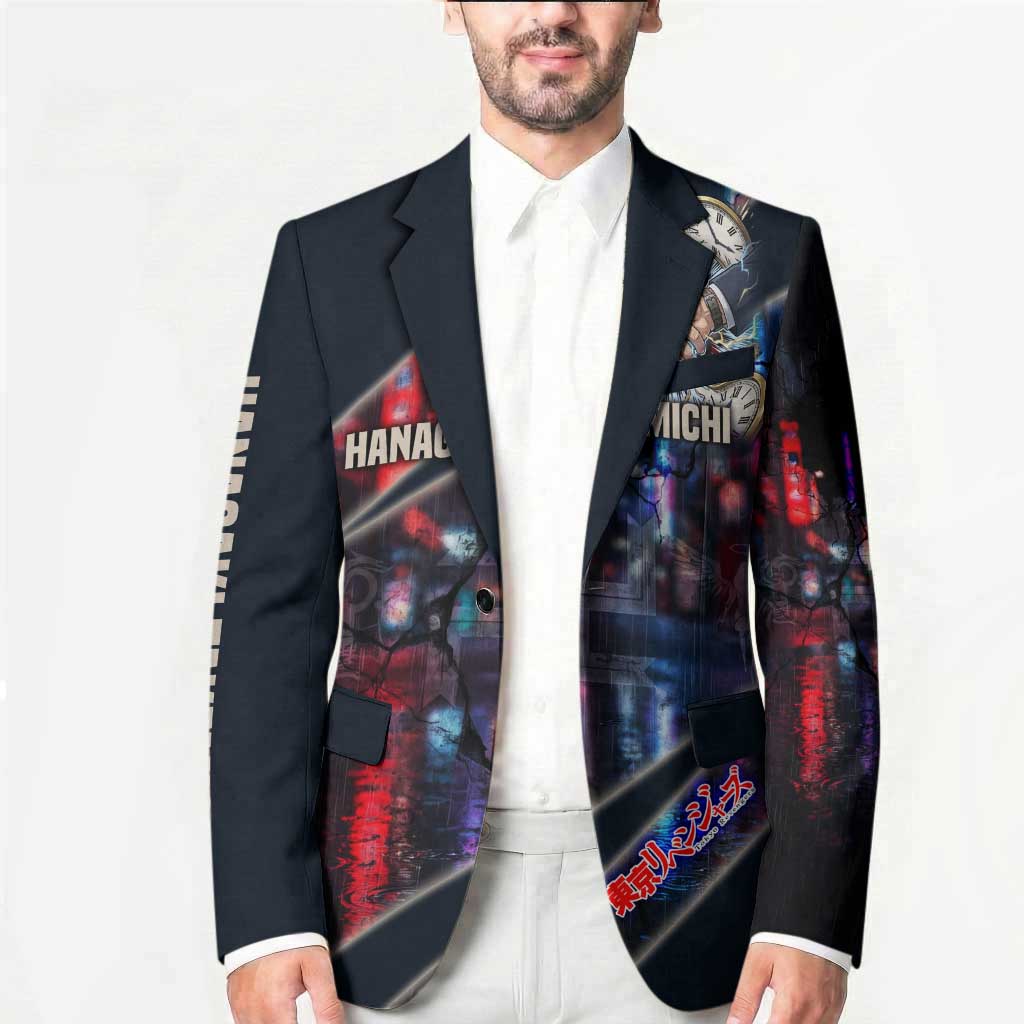 Hanagaki Takemichi Naoto Blazer Neon Time-Travel Urban Art Style