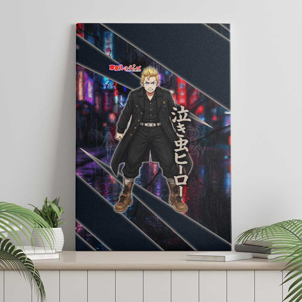 Hanagaki Takemichi Naoto Canvas Wall Art Neon Time-Travel Urban Art Style