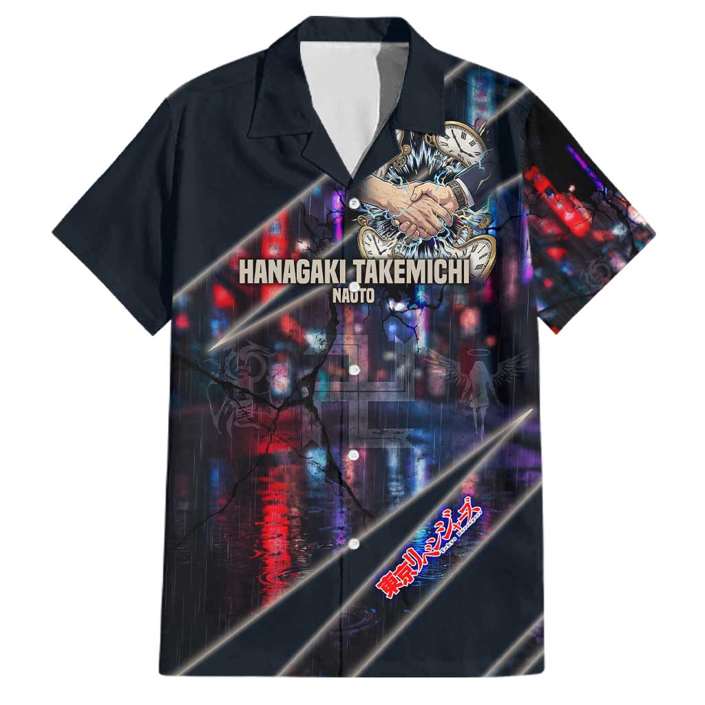 Hanagaki Takemichi Naoto Family Matching Mermaid Dress and Hawaiian Shirt Neon Time-Travel Urban Art Style