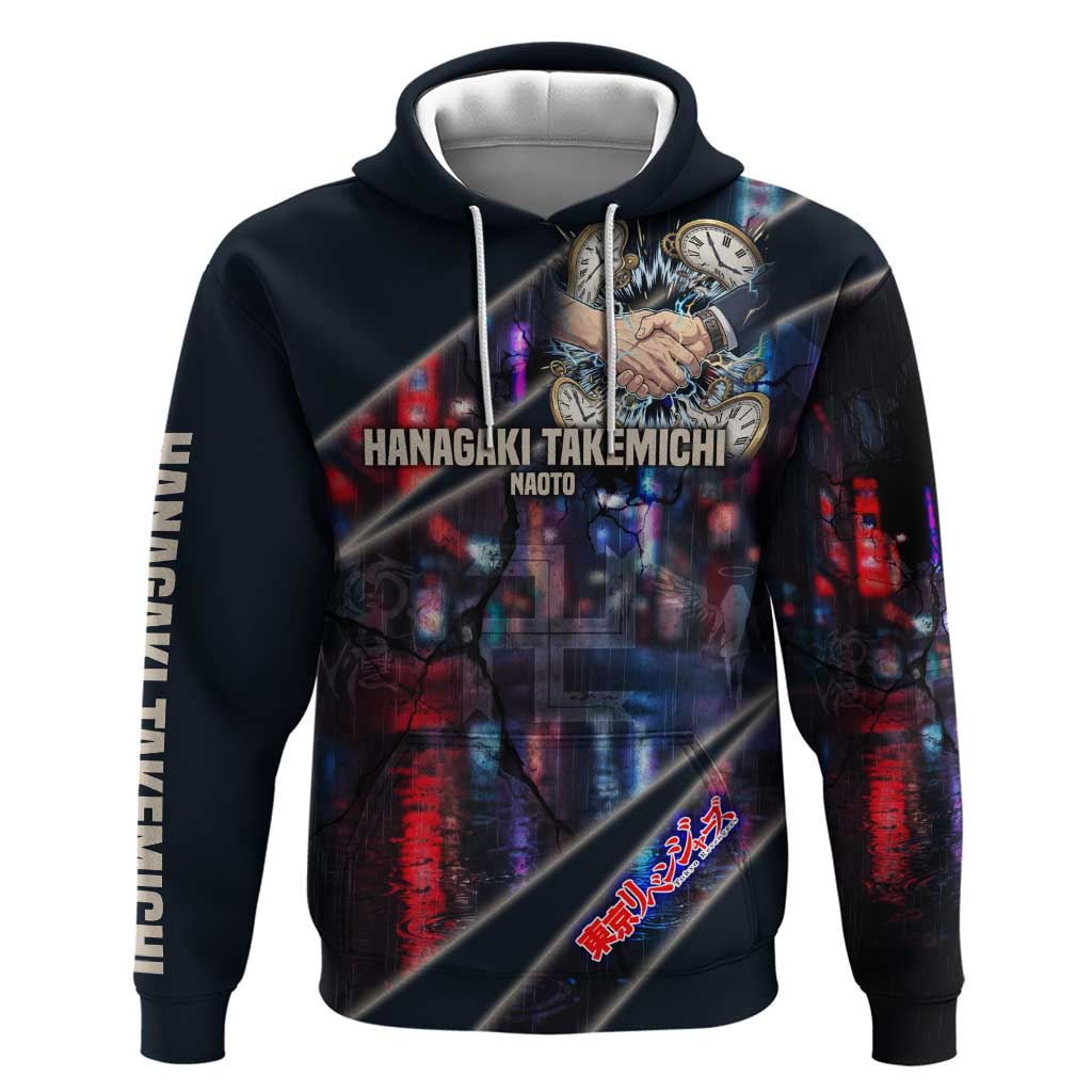 Hanagaki Takemichi Naoto Hoodie Neon Time-Travel Urban Art Style