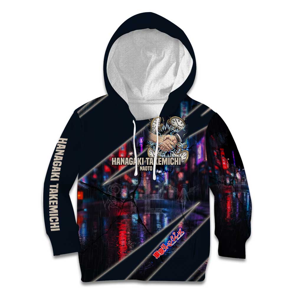 Hanagaki Takemichi Naoto Kid Hoodie Neon Time-Travel Urban Art Style