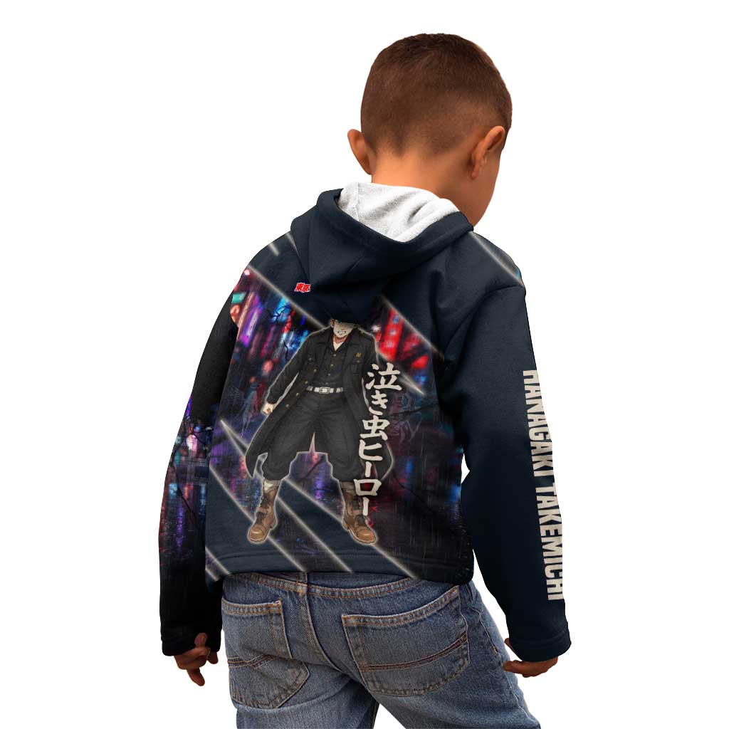Hanagaki Takemichi Naoto Kid Hoodie Neon Time-Travel Urban Art Style