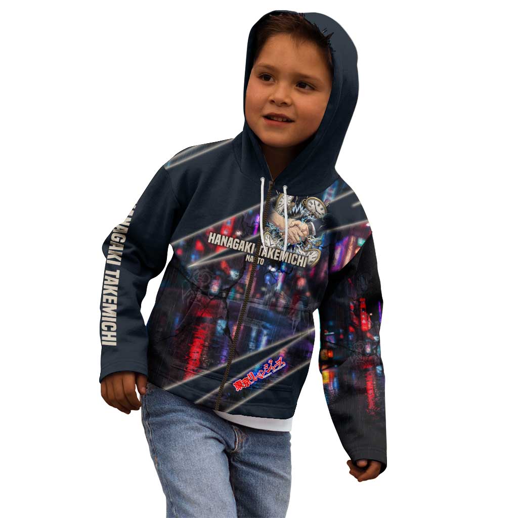 Hanagaki Takemichi Naoto Kid Hoodie Neon Time-Travel Urban Art Style