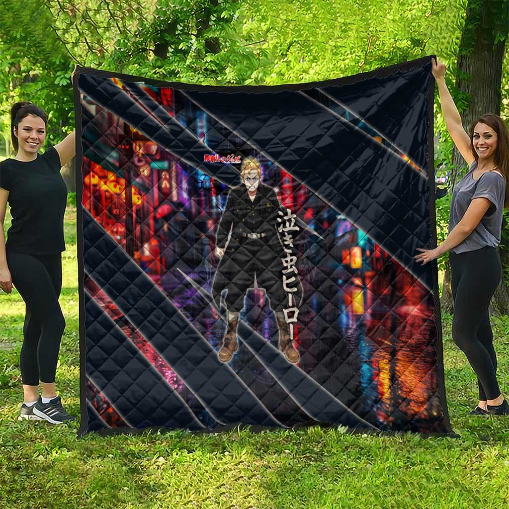Hanagaki Takemichi Naoto Quilt Neon Time-Travel Urban Art Style