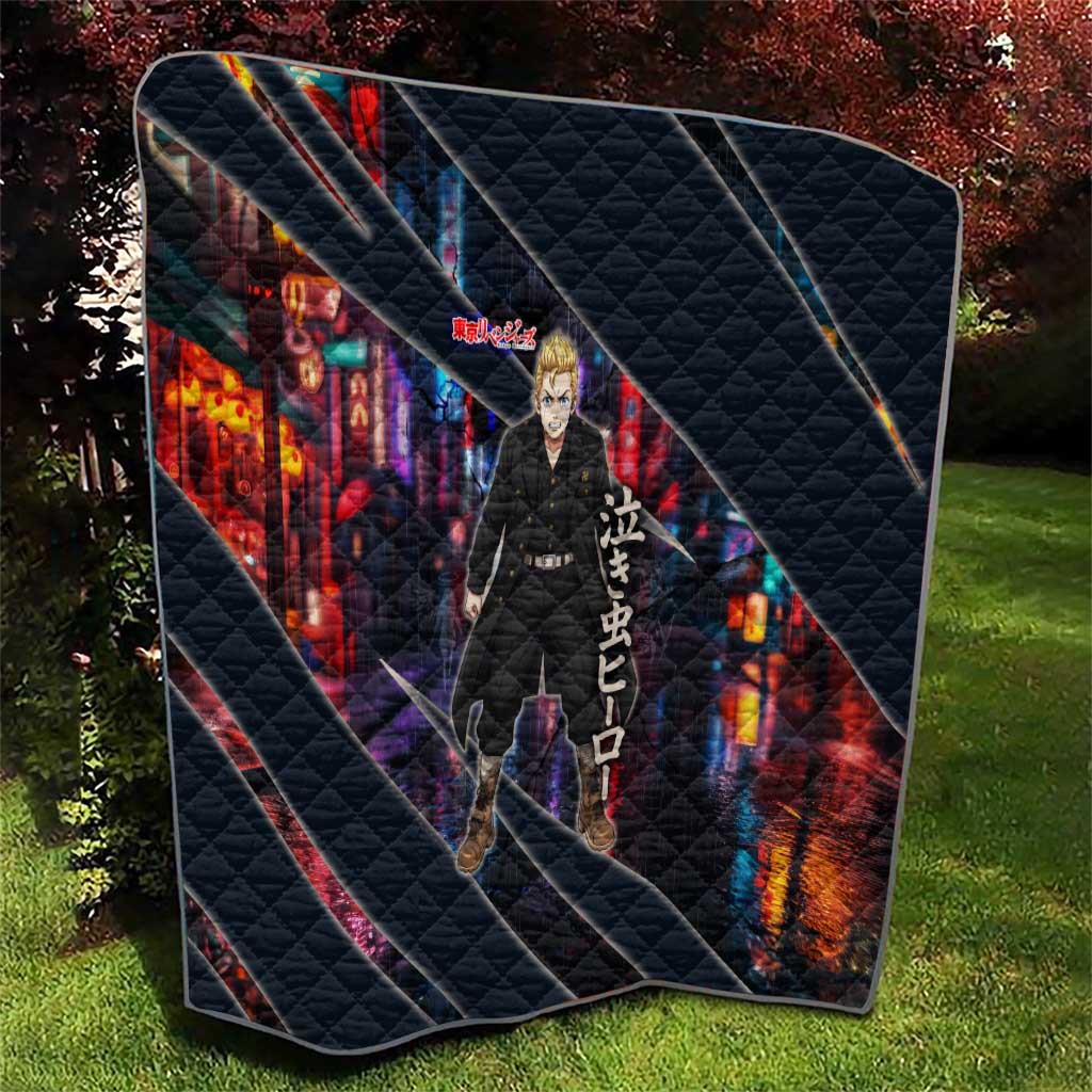 Hanagaki Takemichi Naoto Quilt Neon Time-Travel Urban Art Style