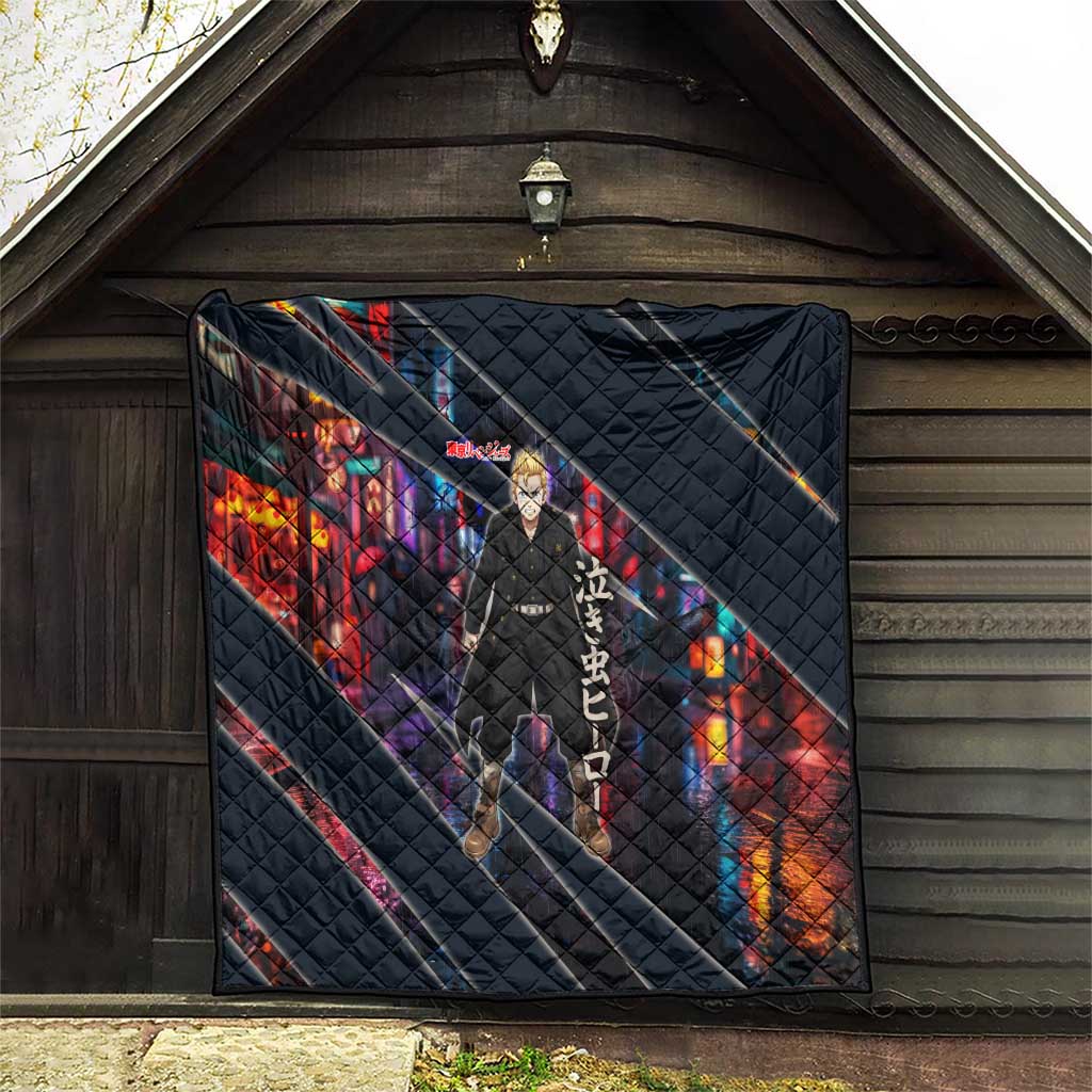 Hanagaki Takemichi Naoto Quilt Neon Time-Travel Urban Art Style