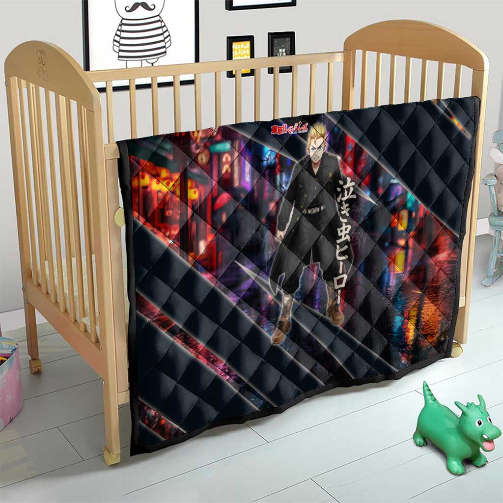 Hanagaki Takemichi Naoto Quilt Neon Time-Travel Urban Art Style