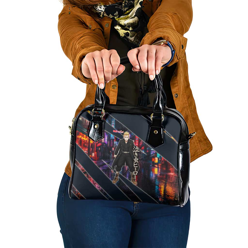 Hanagaki Takemichi Naoto Shoulder Handbag Neon Time-Travel Urban Art Style