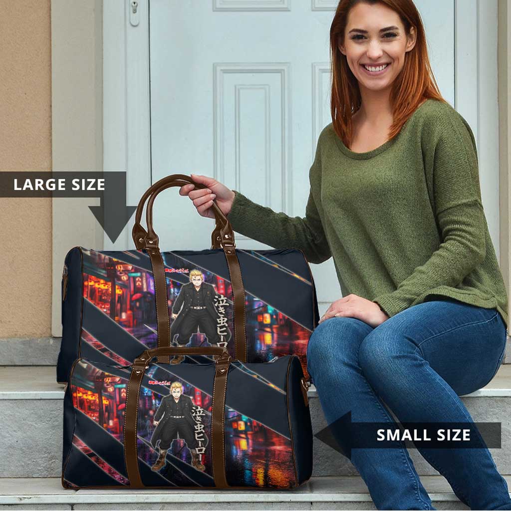 Hanagaki Takemichi Naoto Travel Bag Neon Time-Travel Urban Art Style