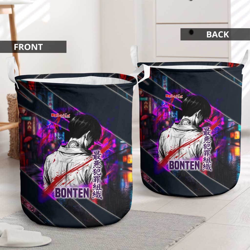 Bonten Era The Darkest Future Laundry Basket Cyberpunk Noir Gang Art Style