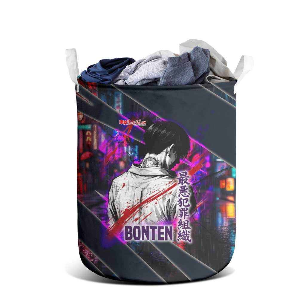 Bonten Era The Darkest Future Laundry Basket Cyberpunk Noir Gang Art Style