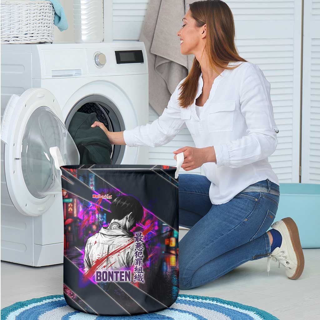 Bonten Era The Darkest Future Laundry Basket Cyberpunk Noir Gang Art Style