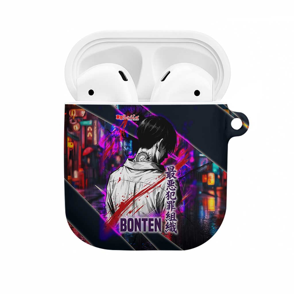 Bonten Era The Darkest Future AirPods Case Cyberpunk Noir Gang Art Style