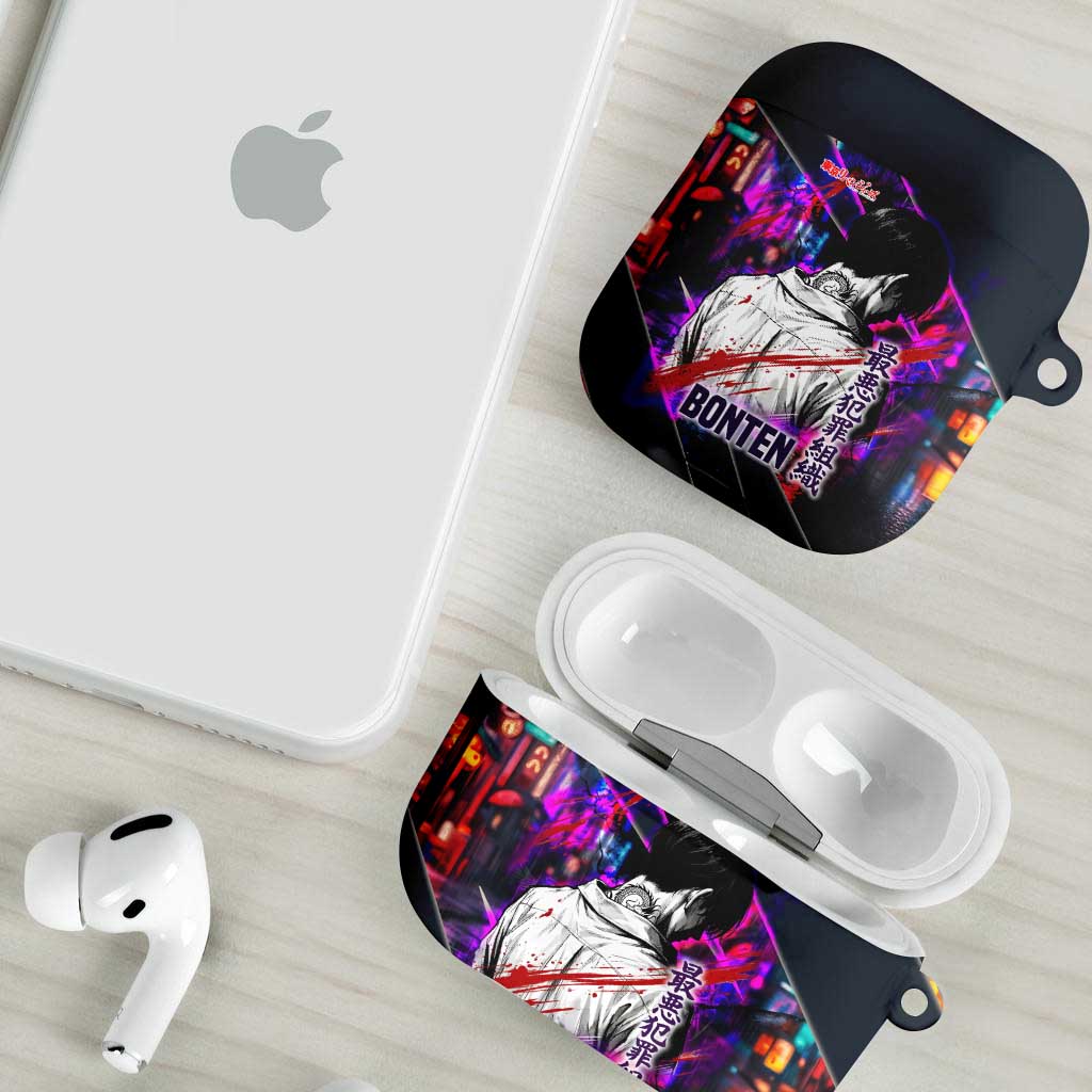 Bonten Era The Darkest Future AirPods Case Cyberpunk Noir Gang Art Style