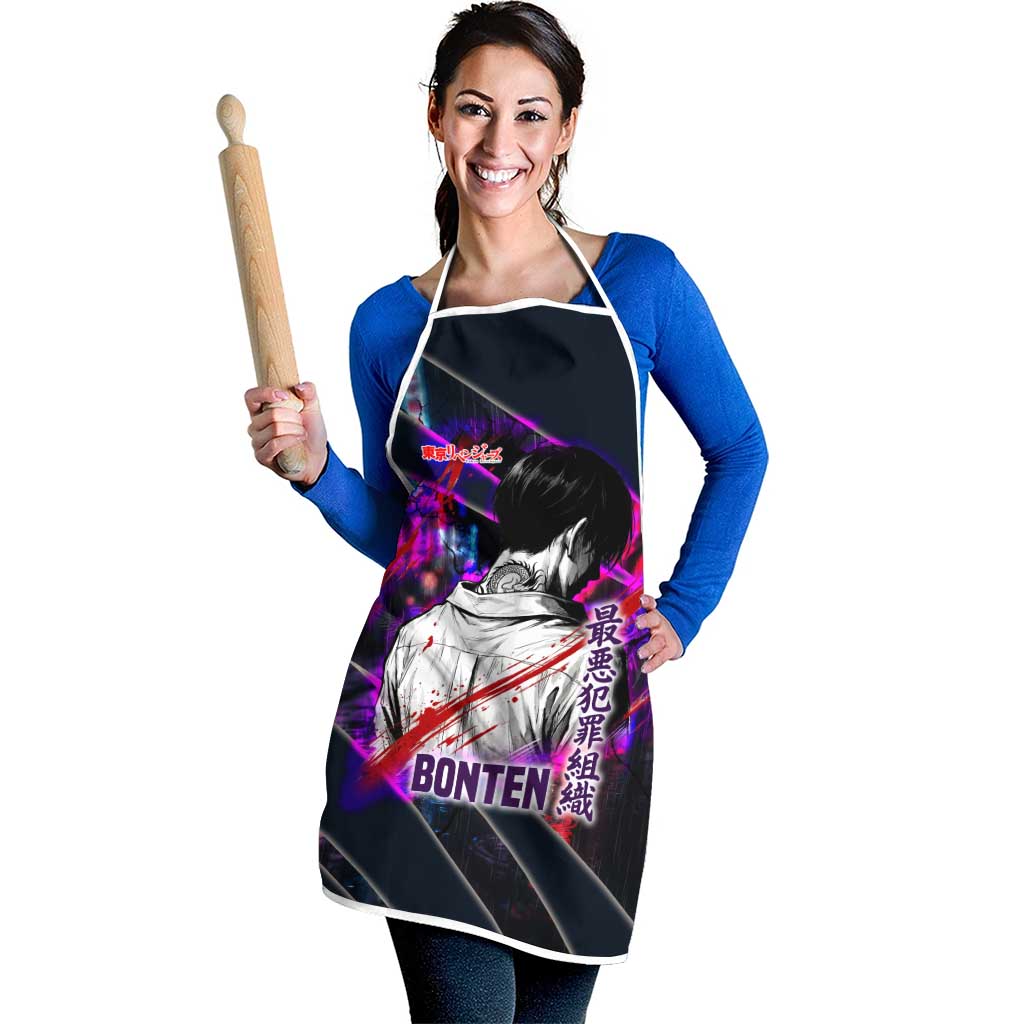 Bonten Era The Darkest Future Apron Cyberpunk Noir Gang Art Style