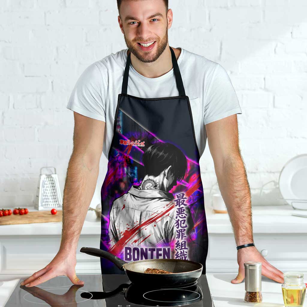 Bonten Era The Darkest Future Apron Cyberpunk Noir Gang Art Style