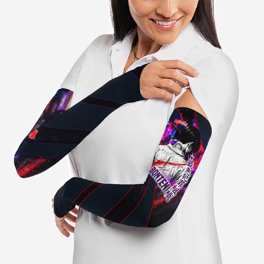 Bonten Era The Darkest Future Arm Sleeves Cyberpunk Noir Gang Art Style