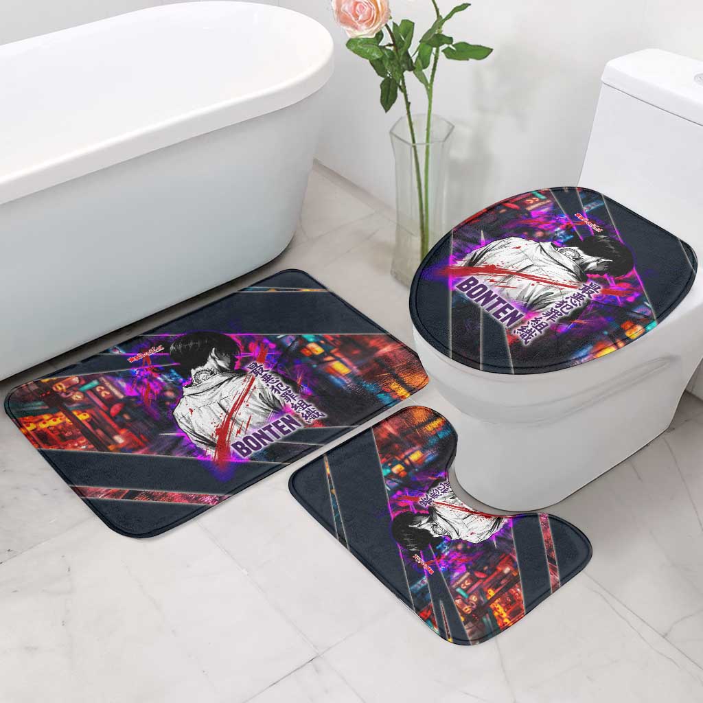 Bonten Era The Darkest Future Bathroom Set Cyberpunk Noir Gang Art Style