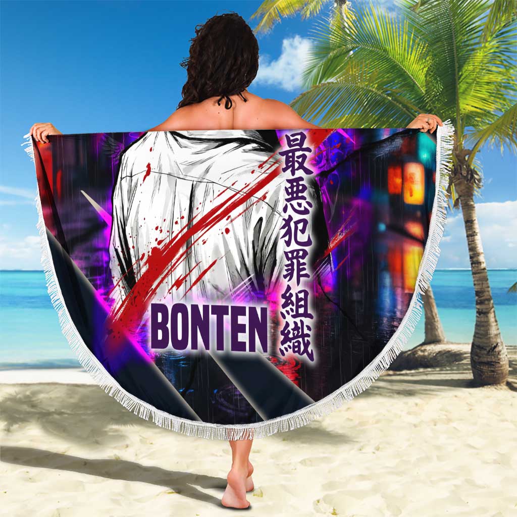 Bonten Era The Darkest Future Beach Blanket Cyberpunk Noir Gang Art Style