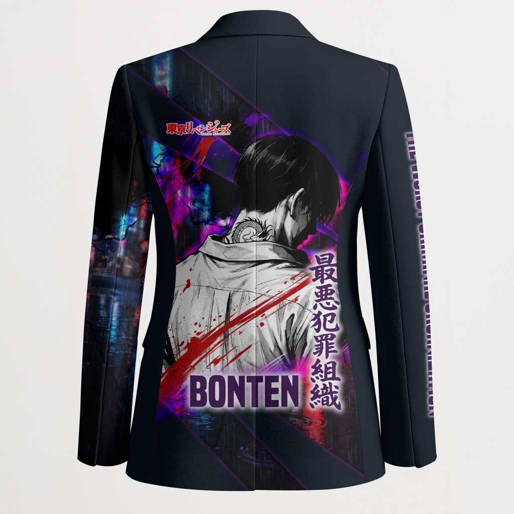 Bonten Era The Darkest Future Blazer Cyberpunk Noir Gang Art Style