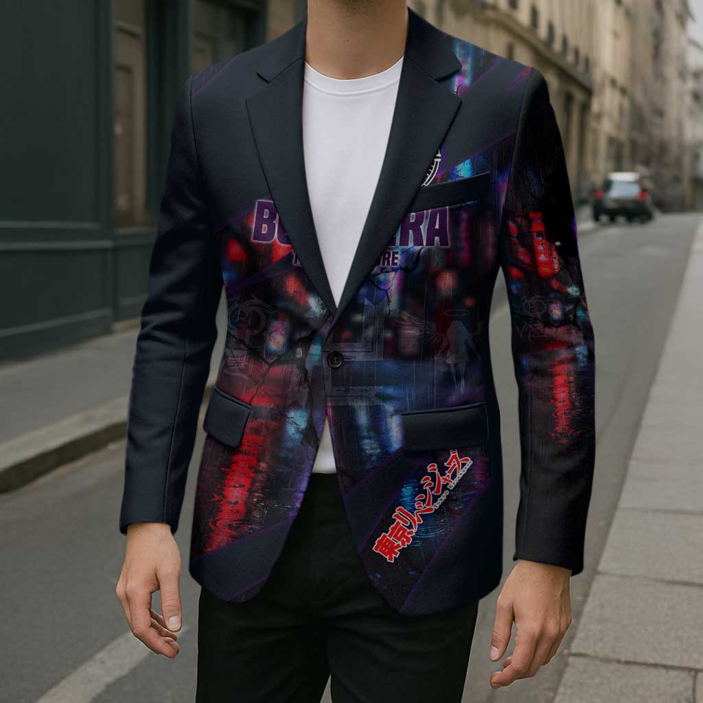 Bonten Era The Darkest Future Blazer Cyberpunk Noir Gang Art Style