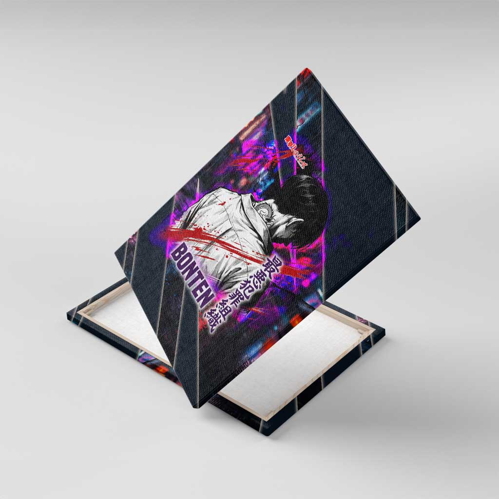 Bonten Era The Darkest Future Canvas Wall Art Cyberpunk Noir Gang Art Style