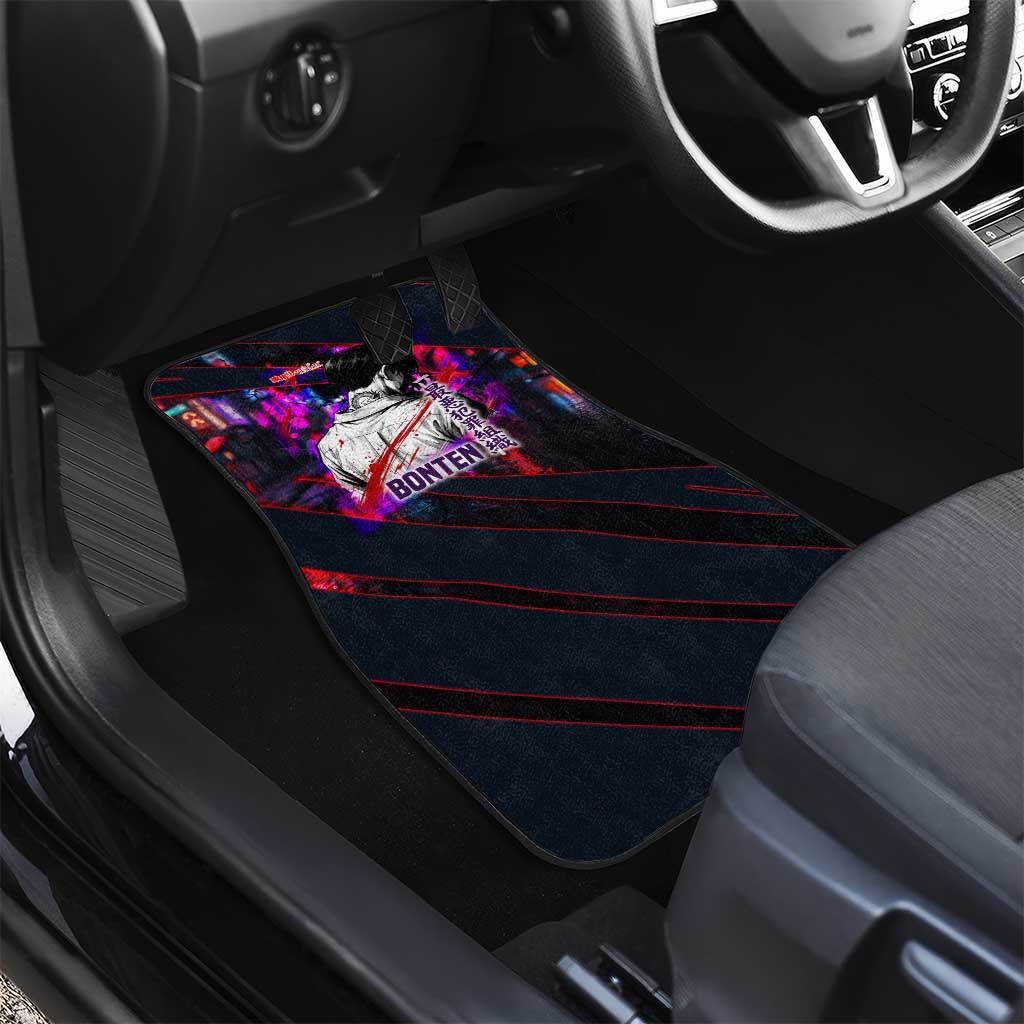 Bonten Era The Darkest Future Car Mats Cyberpunk Noir Gang Art Style