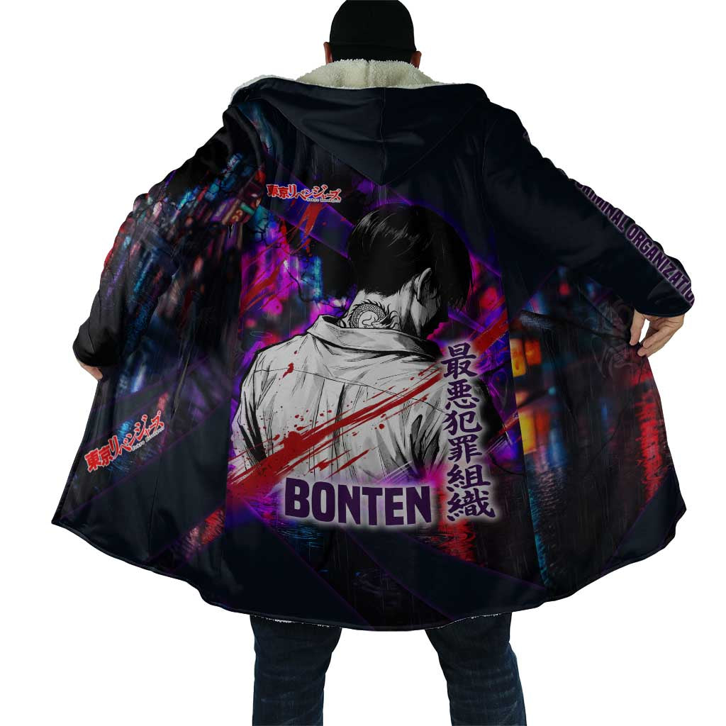 Bonten Era The Darkest Future Cloak Cyberpunk Noir Gang Art Style