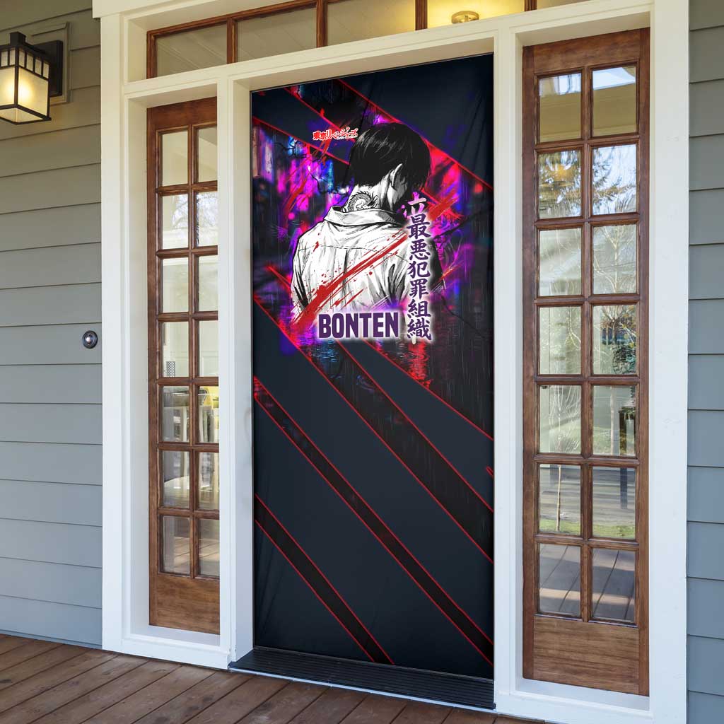 Bonten Era The Darkest Future Door Cover Cyberpunk Noir Gang Art Style