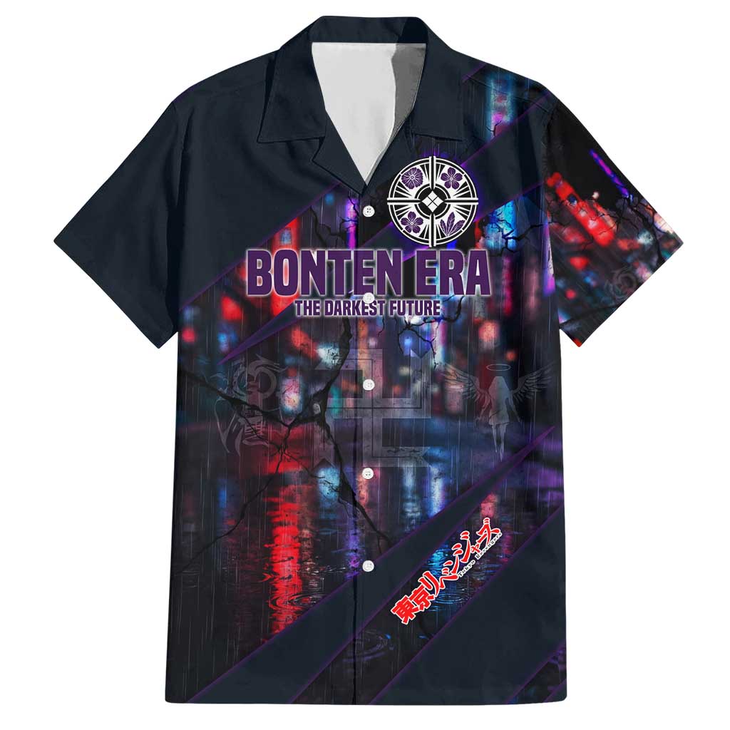 Bonten Era The Darkest Future Hawaiian Shirt Cyberpunk Noir Gang Art Style