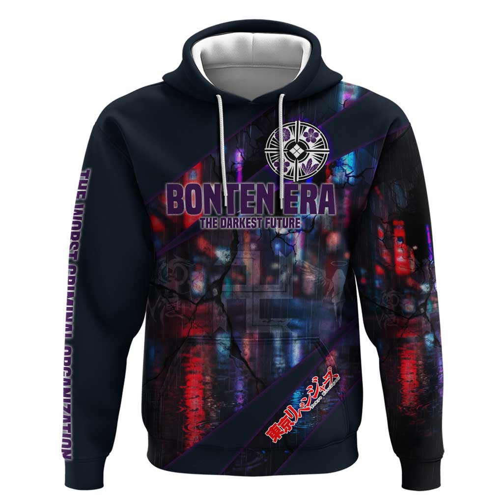 Bonten Era The Darkest Future Hoodie Cyberpunk Noir Gang Art Style