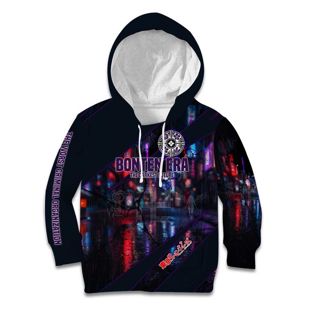 Bonten Era The Darkest Future Kid Hoodie Cyberpunk Noir Gang Art Style