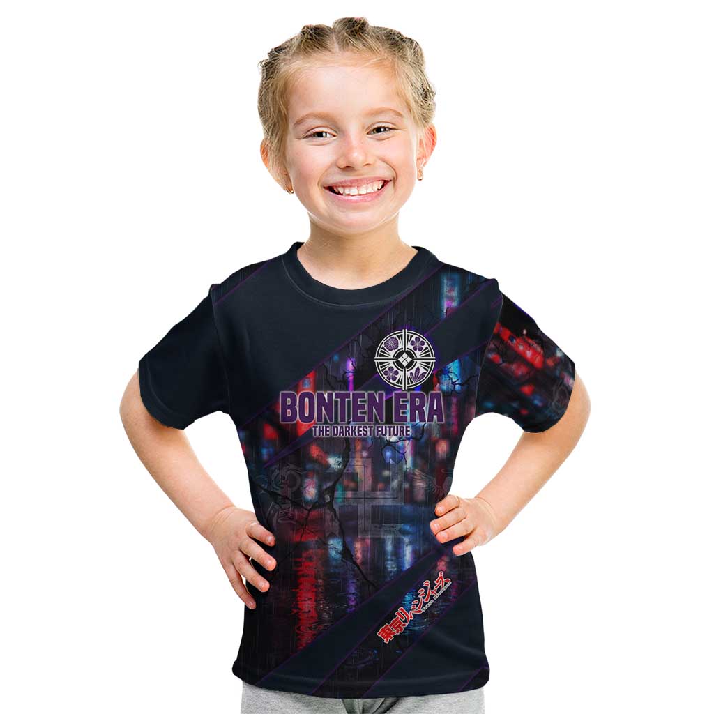 Bonten Era The Darkest Future Kid T Shirt Cyberpunk Noir Gang Art Style