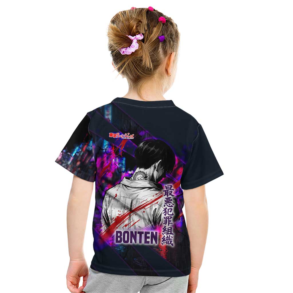Bonten Era The Darkest Future Kid T Shirt Cyberpunk Noir Gang Art Style