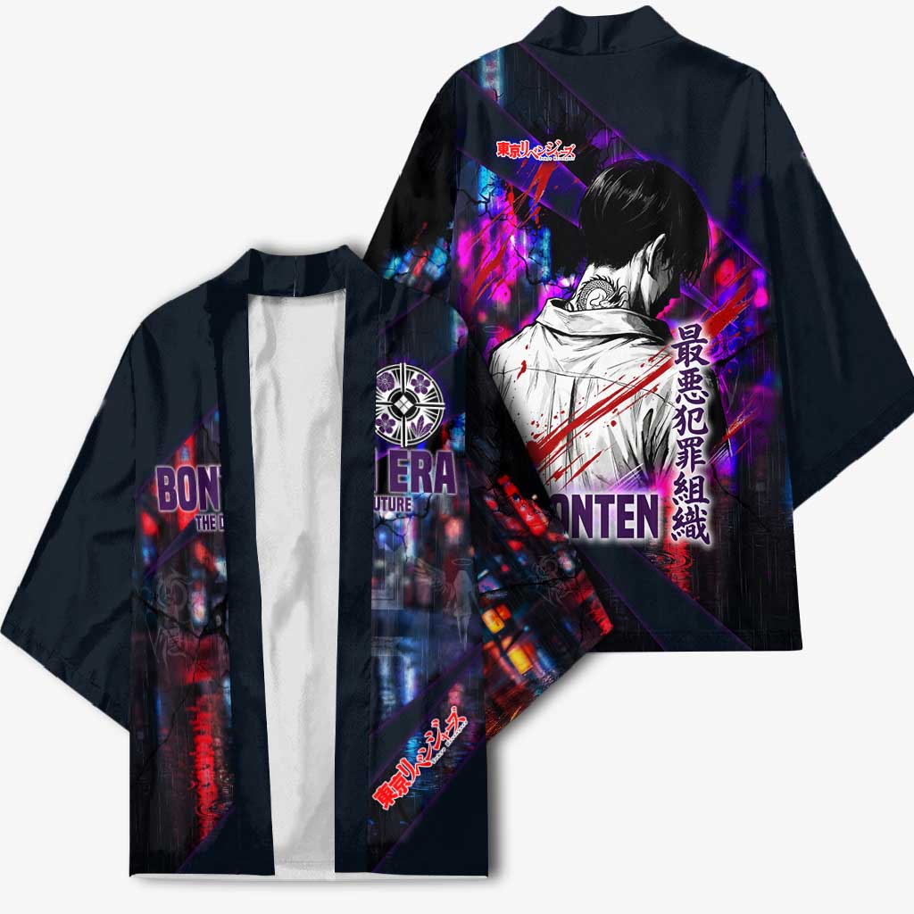 Bonten Era The Darkest Future Kimono Cyberpunk Noir Gang Art Style