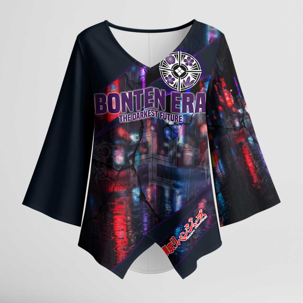Bonten Era The Darkest Future Kimono Sleeve Blouse Cyberpunk Noir Gang Art Style