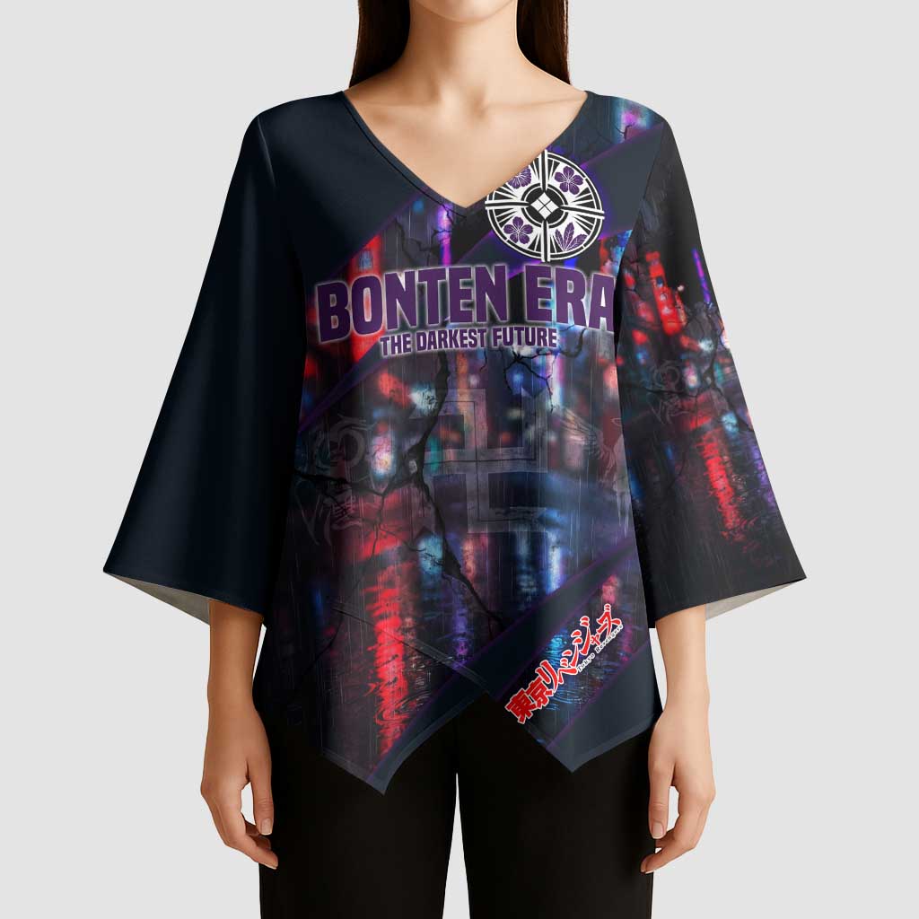 Bonten Era The Darkest Future Kimono Sleeve Blouse Cyberpunk Noir Gang Art Style