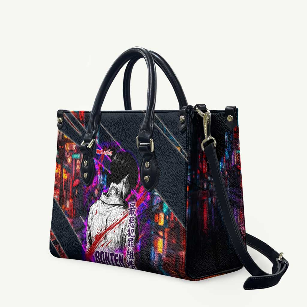 Bonten Era The Darkest Future Leather Bag Cyberpunk Noir Gang Art Style