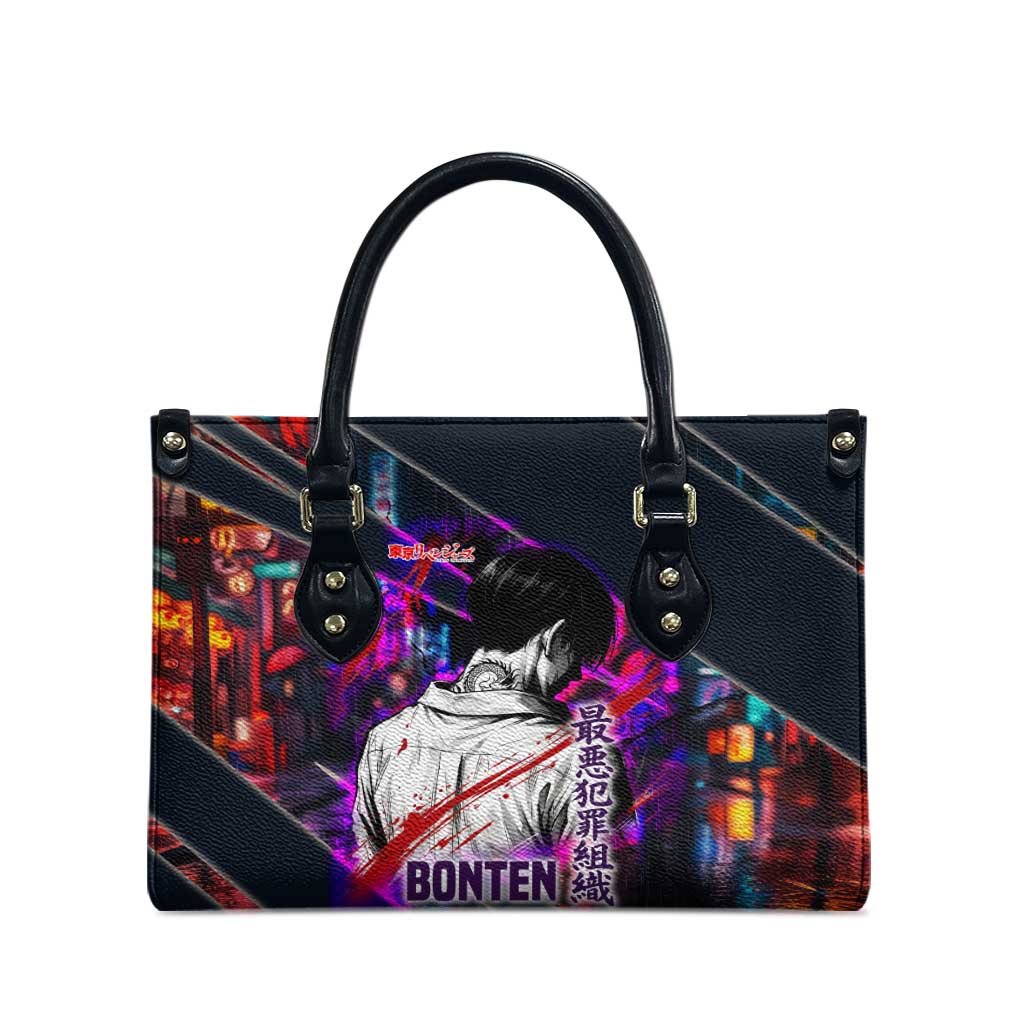 Bonten Era The Darkest Future Leather Bag Cyberpunk Noir Gang Art Style