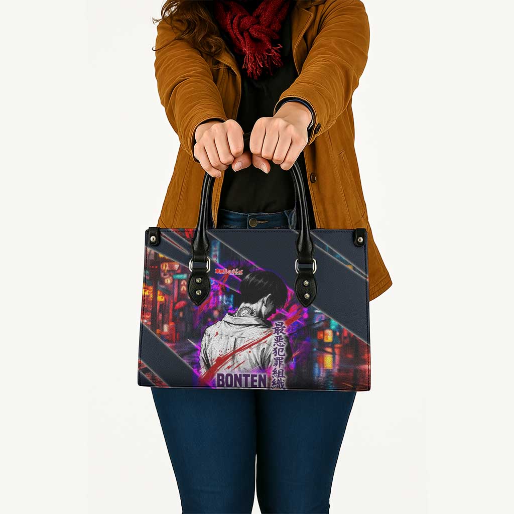 Bonten Era The Darkest Future Leather Bag Cyberpunk Noir Gang Art Style