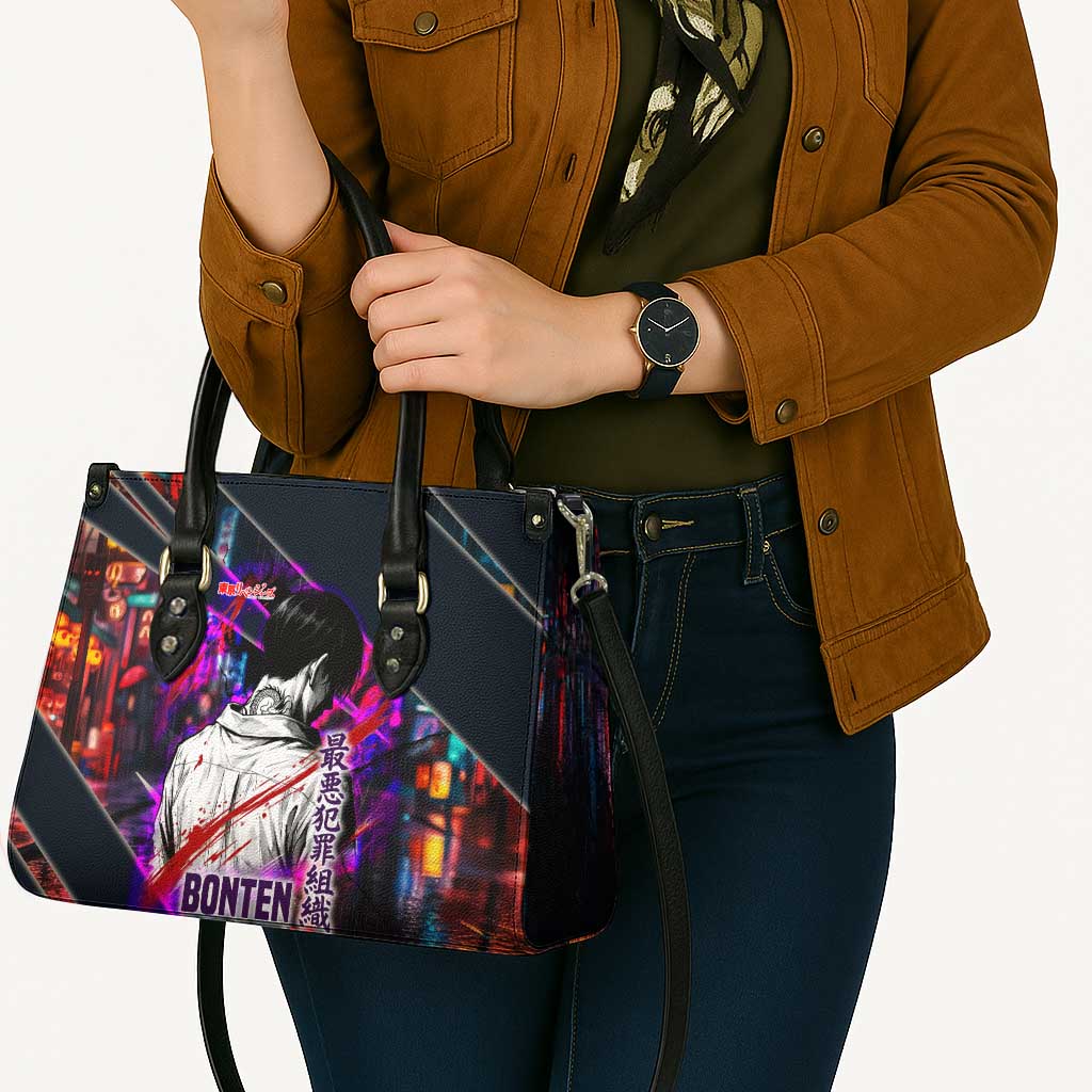Bonten Era The Darkest Future Leather Bag Cyberpunk Noir Gang Art Style
