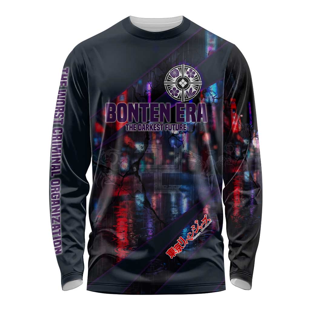 Bonten Era The Darkest Future Long Sleeve Shirt Cyberpunk Noir Gang Art Style