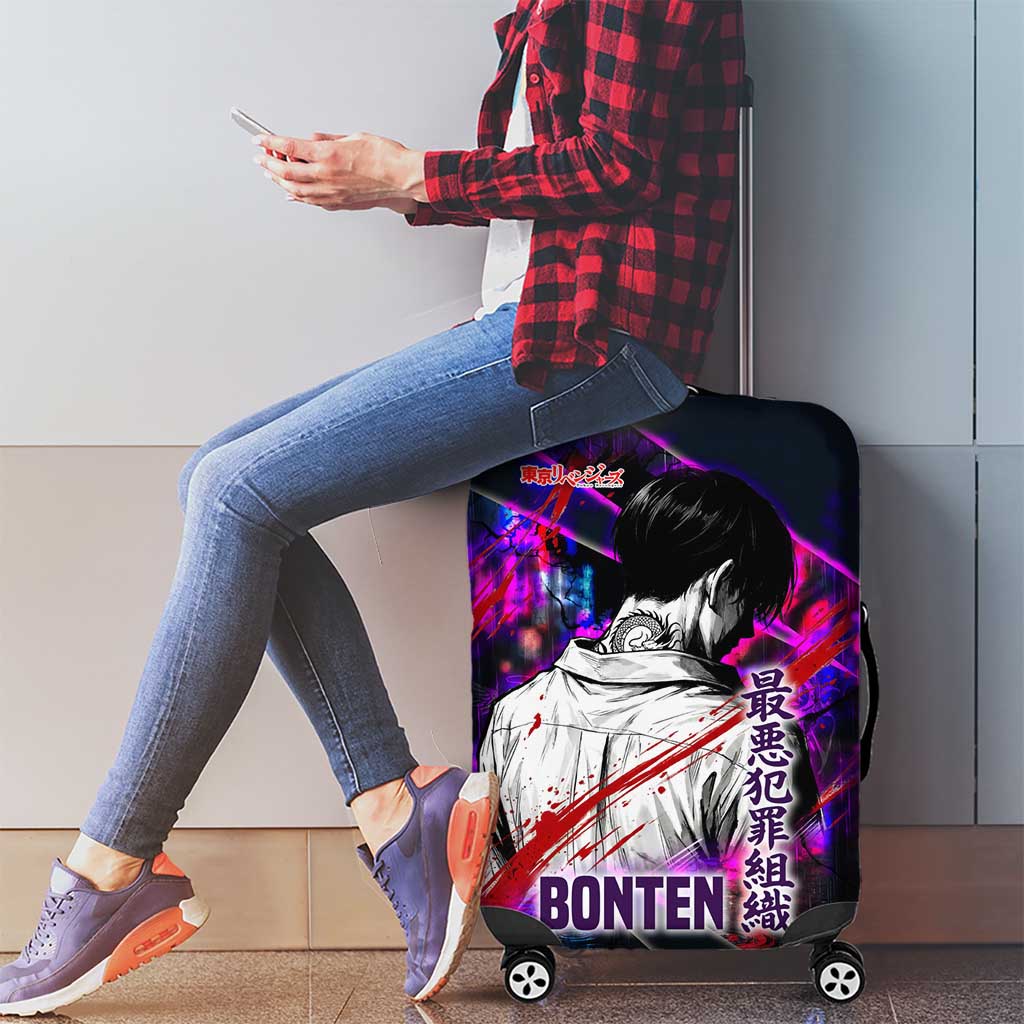 Bonten Era The Darkest Future Luggage Cover Cyberpunk Noir Gang Art Style