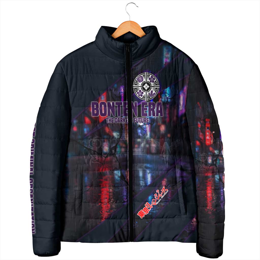 Bonten Era The Darkest Future Padded Jacket Cyberpunk Noir Gang Art Style